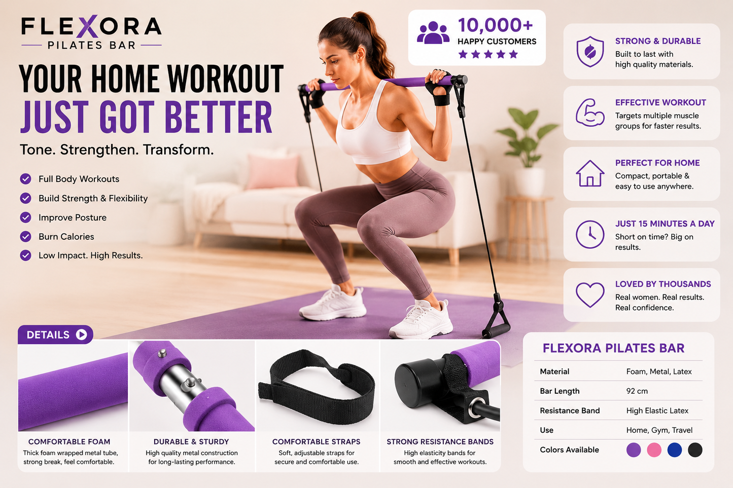 Flexora Pilates bar